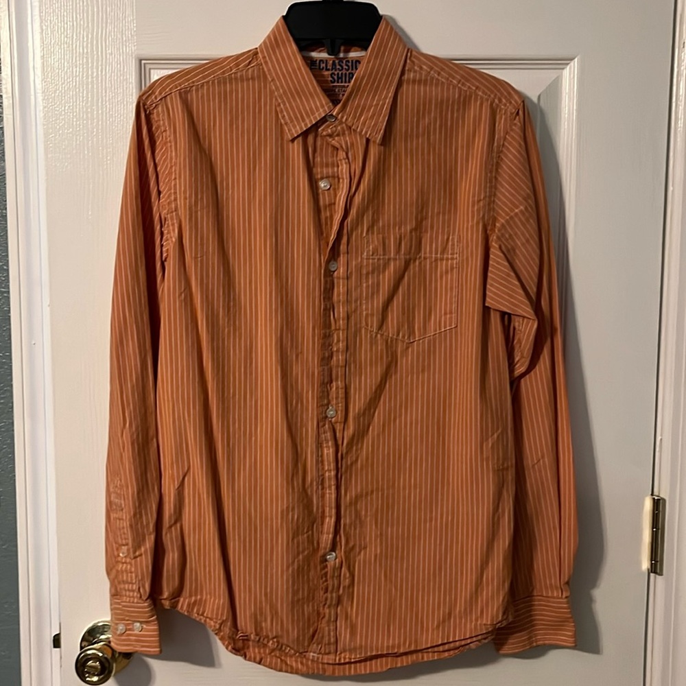 Old Navy Orange Button Down Size Small